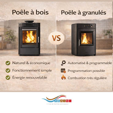 Poêle à bois ou granulés : lequel choisir ?